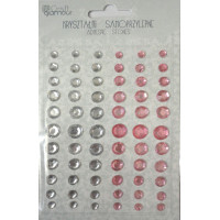 Стрази рожеві та сріблясті Dalprint (AD6601)