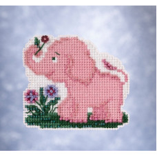 Набір для вишивання Mill Hill Рожевий слон (MH182113)