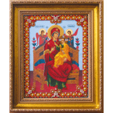 Набір для вишивання бісером Чарівна мить Ікона Божої Матері Всецариця (Б-1107)