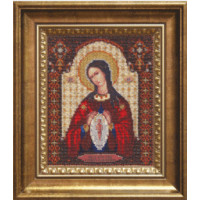 Набір для вишивання бісером Чарівна мить Ікона Божої Матері "Помічниця під час пологів" (Б-1096)