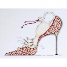 Набір для вишивання Design Works Леопардовий черевичок (DW2553)