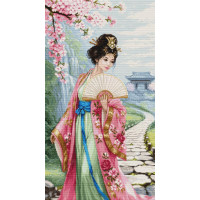 Набір для вишивання хрестиком Luca-S Пісня квітучої вишні (BU5105)