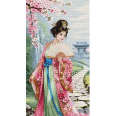 Набір для вишивання хрестиком Luca-S Пісня квітучої вишні (BU5105)