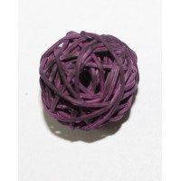 Кулька з ротангу Only, фіолетова, 2,5 см