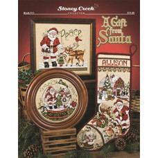 Схема вишивки хрестиком Stoney Creek A Gift From Santa - Book (3 designs)( SCB511)