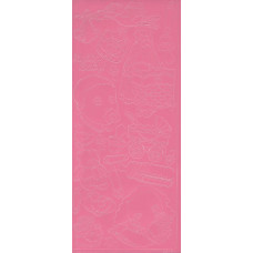 Наклейки Peel-offs Малюк рожеві світлі (A-P1715E-LIGHT PINK)