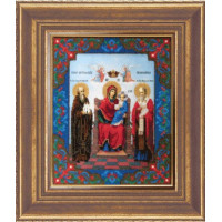 Набір для вишивання бісером Чарівна мить Ікона Божої Матері "Економісса"(Б-1097)