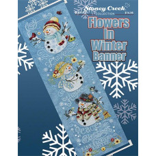 Схема вышивки крестом Stoney Creek Flowers in Winter Banner - Book (SCB537)