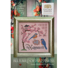 Схема для вишивки Cottage Garden Sampling Bluebird of Happiness (5/12)(CGS44)