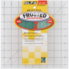 Лінійка для квадратів Olfa Frosted Advantage Non-Slip Ruler "The Alternative" (QR9S)