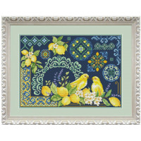 Набір для вишивання хрестиком OLANTA Канарейки в лимонах (VN-272)