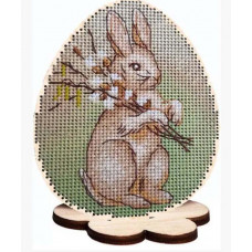 Набор для вышивания крестиком Alisena Пасхальная - Кролик (на подставке)(5503-а)