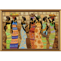 Набір для вишивання бісером Нова Слобода Африканські красуні (ДК1038)