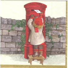 Салфетка для декупажа Idea Home Range  Письмо Деду Морозу (маленькая)(1419)