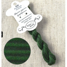 Муліне ручного забарвлення Tela Artis 560 Різдвяний зелений