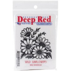 Штамп Deep Red Stamps Wild Sunflowers (3X400110)