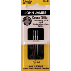 Голки для вишивання гобеленові золоті John James, 20 (JG198 20)