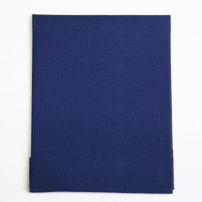 Канва для вишивки Stern-Aida 14 Zweigart, темно-синій (3264/589)