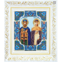 Набір для вишивання бісером Чарівна мить Ікона святих благовірних князя Петра та княгині Февронії (Б-1185)