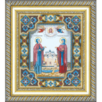 Набір для вишивання бісером Чарівна мить Ікона святих Петра та Февронії (Б-1202)