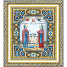 Набір для вишивання бісером Чарівна мить Ікона святих Петра та Февронії (Б-1202)