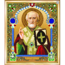 Набор для вышивания бисером Чарівна мить Икона святителя Николая Чудотворца (Б-1206)