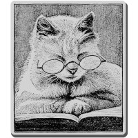Гумовий штамп Stampendous Cattus Librum (CRV239)