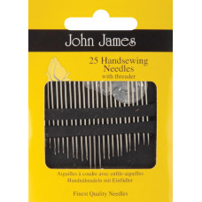 Набір голок різного призначення та ниткодівач John James, 25 шт.(JJ50000)