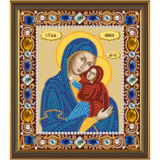 Набір для вишивання бісером Нова Слобода Св. Анна з Немовлям Марією (Д6143)