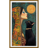 Набір для вишивання бісером Нова Слобода Красуня та кіт (НК3339)