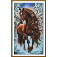 Набір для вишивання хрестиком Нова Слобода Зимова красуня (СР6302)