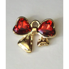 Підвіска (шармик) Only Бантик з камінчиками, 1,5х1,7 см (6330052)