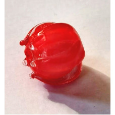 Скляна намистина Only Червона квітка, 1,2х1,5 см. (633007)