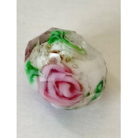 Скляна намистина з трояндою Only, 0,8 см (633010)