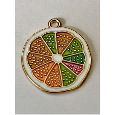 Підвіска (шармик) Only Різнокольоровий апельсин, 2,3х2 см (633011)