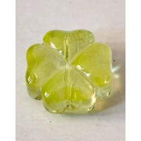 Намистина Прозоро-салатова конюшина Only, 1х1см (633018)