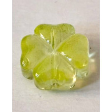 Намистина Прозоро-салатова конюшина Only, 1х1см (633018)