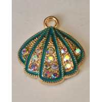 Підвіска (шармик) Only Мушлі з блискітками, 1,5х1,6 см (633027)