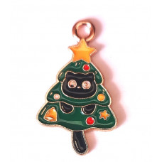 Підвіска (шармик) Only Кіт в ялинці, 2,5х1,5 см (633058)