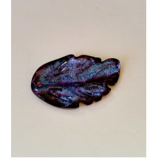 Намистина скляна Чорнильний листочок Only, 2,5х1,5 см (633062)