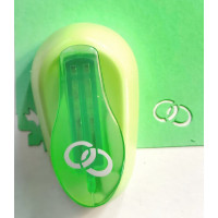 Фігурний діркопробивач Чарівна мить Обручки (CD99S/215)