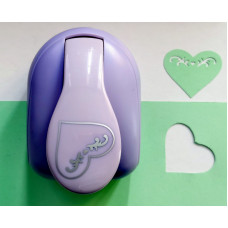 Фігурний діркопробивач-3D Чарівна мить Серце з візерунком (JF33CM/3)