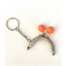 Фермуар для гаманця-брелка Only Оранжева застібка, 5 см (633126)