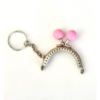 Фермуар для гаманця-брелка Only Рожева застібка, 5 см (633128)