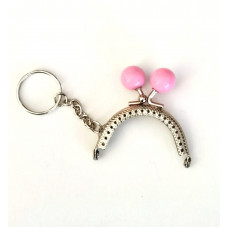 Фермуар для гаманця-брелка Only Рожева застібка, 5 см (633128)