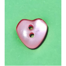 Гудзик Only Рожеве сердечко, 1,1х1,1 см (633134)