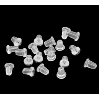 Заглушка силіконова Only для сережок, 10 шт.(633147)