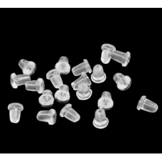 Заглушка силіконова Only для сережок, 10 шт.(633147) Заглушка силіконова Only для сережок, 10 шт.(633147)