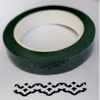 Флористична стрічка Only, темно-зелена, 1,2см х 18 м (633176)