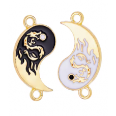 Підвіска (шармик) Only Інь і Янь, 2 шт.2,5х1,5 см (633183)